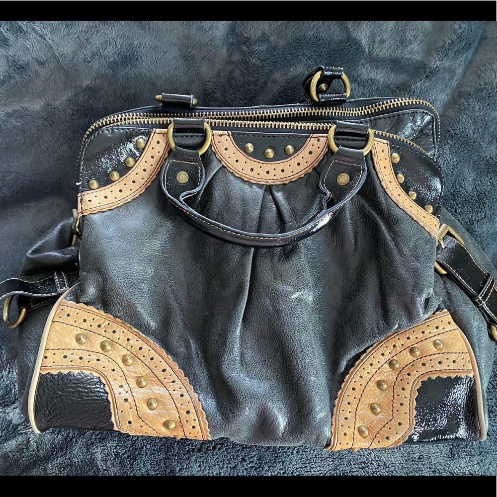 Betsey Johnson Double Zippered Tote